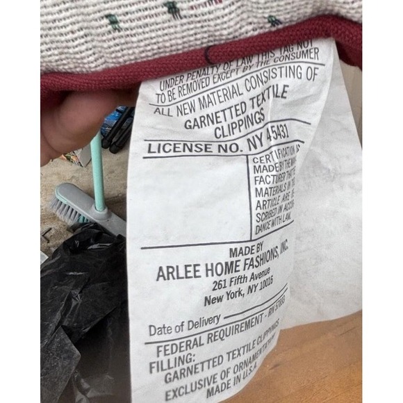 Vtg Needlepoint Throw Pillow Happy Birthday - Picture 2 of 9